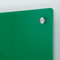 Green Coloured Glass Information Board
